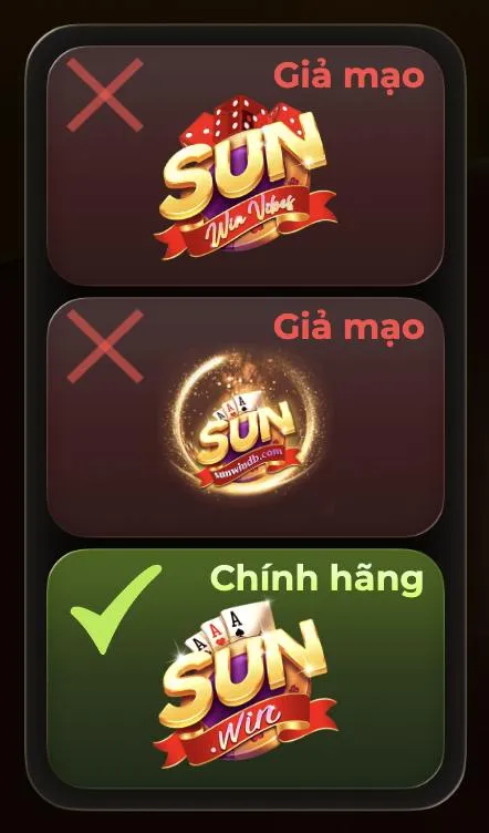 Sunwin thật là sun.win – Cách phân biệt với trang giả 1 Sunwin